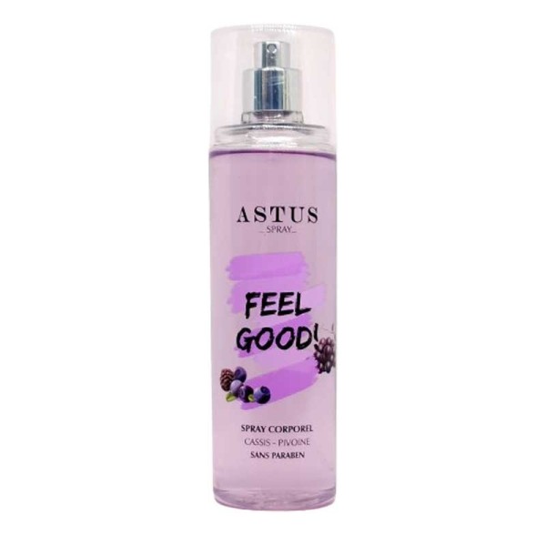 Astus spray corporel feel good cassis & pivoine
