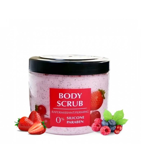 Astus gommage corporel raffermissant fruits rouges