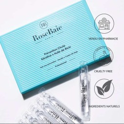 Rose baie prévention chute kératine et huile de ricin