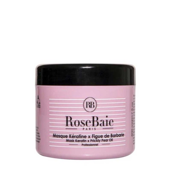 Rose baie masque kératine et à l'huile de figue de barbarie