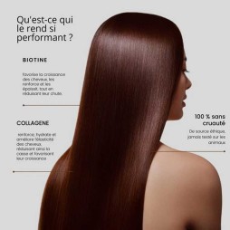 Rose baie shampoing biotine et collagène