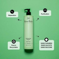 Rose baie shampoing aloe vera