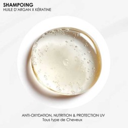 Rose baie shampoing kératine et huile d'argan