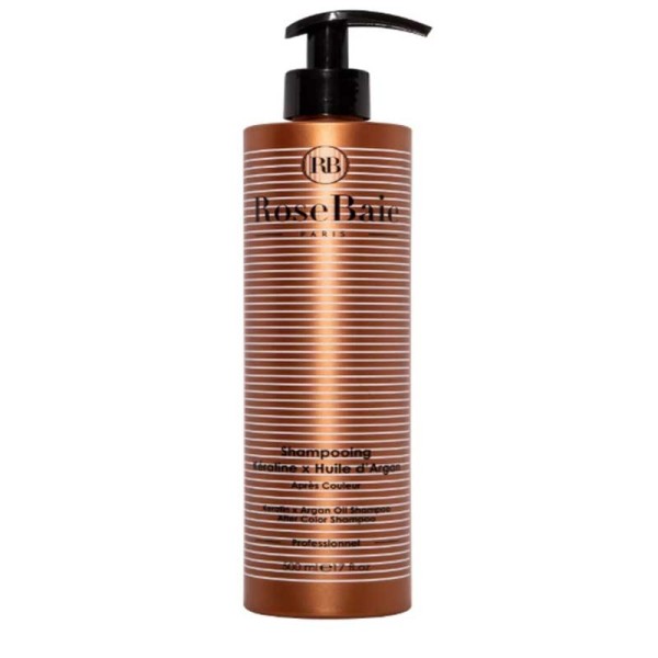 Rose baie shampoing kératine et huile d'argan