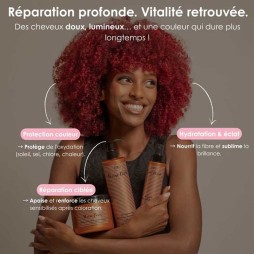 Rose baie shampoing kératine et huile d'argan