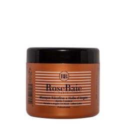 Rose baie masque kératine et huile d'argan