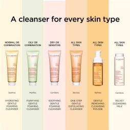 Clarins doux nettoyant moussant purifiant