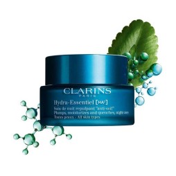 Clarins hydra essentiel crème hydratante nuit repulpant "anti-soif"