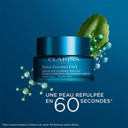 Clarins hydra essentiel crème hydratante nuit repulpant "anti-soif"