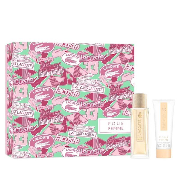 Lacoste coffret lacoste pour femme eau de parfum