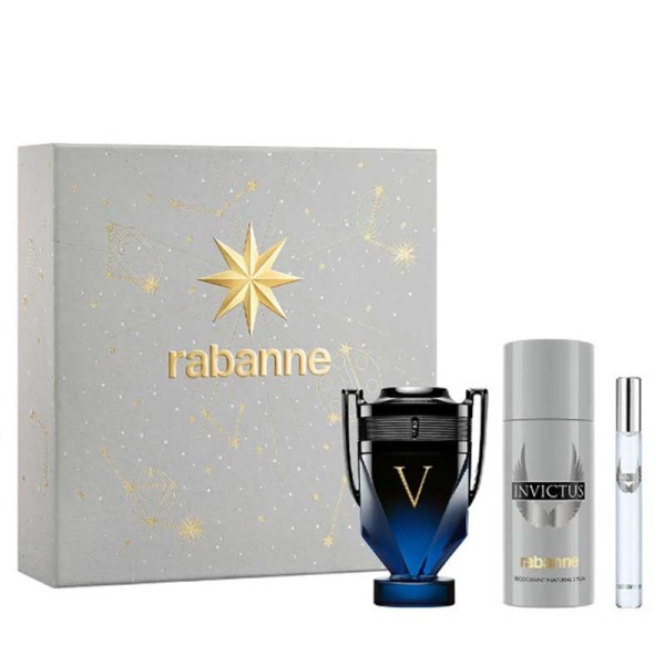 Rabanne coffret invictus victory elixir eau de parfum intense