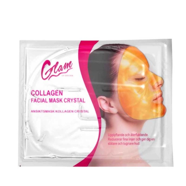 Glam masque visage au collagène et cristaux