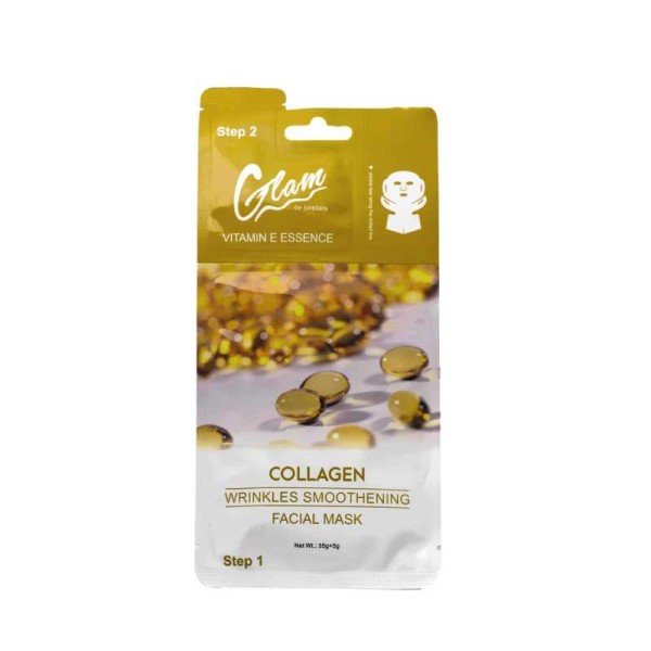 Glam masque visage lissant anti-rides au collagène
