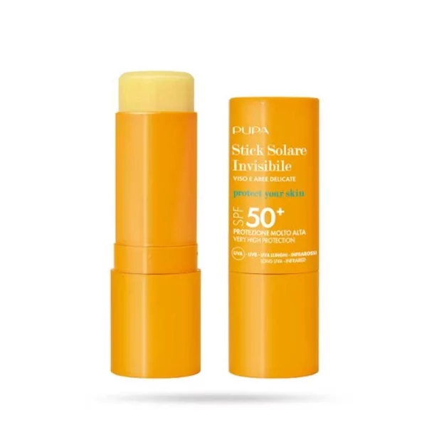 Pupa stick solaire invisible spf50+