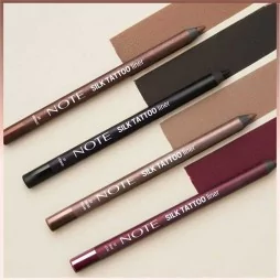 Note silk tattoo crayon yeux