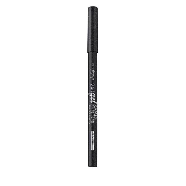 Deborah crayon yeux gel eyeliner et kajal pailleté 2 en 1